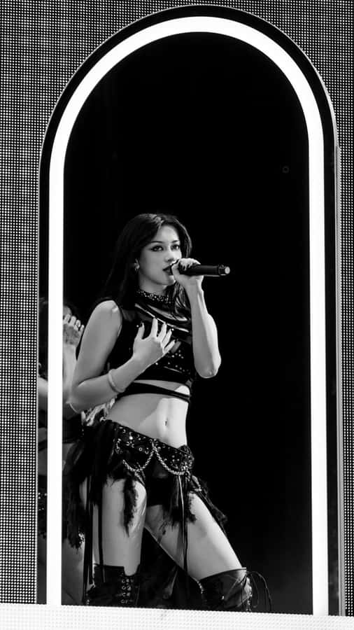 Megan Katseye Live Performance Wallpaper