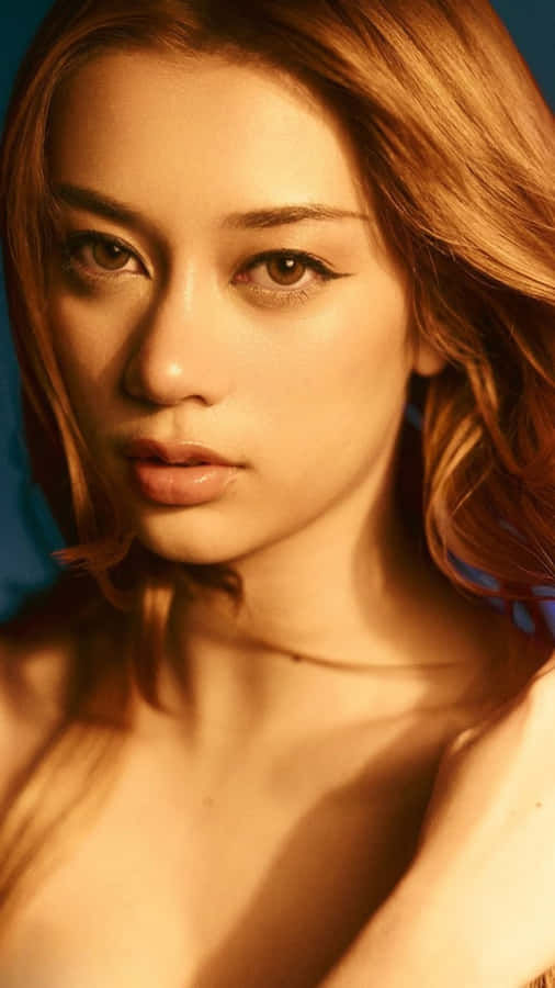 Megan Katseye Portrait Closeup Wallpaper