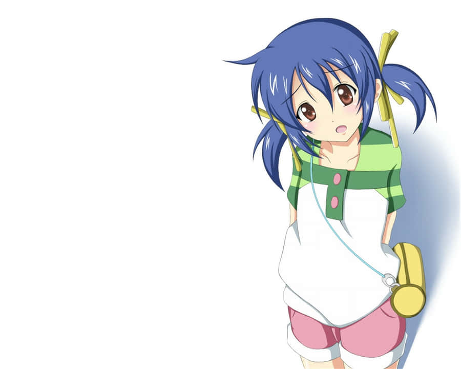 Mei Sunohara Enjoying A Peaceful Moment Outdoors Wallpaper