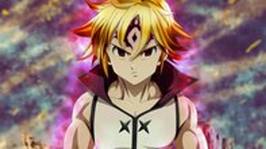 Meliodas, The Powerful Leader Of The Ten Commandments Wallpaper