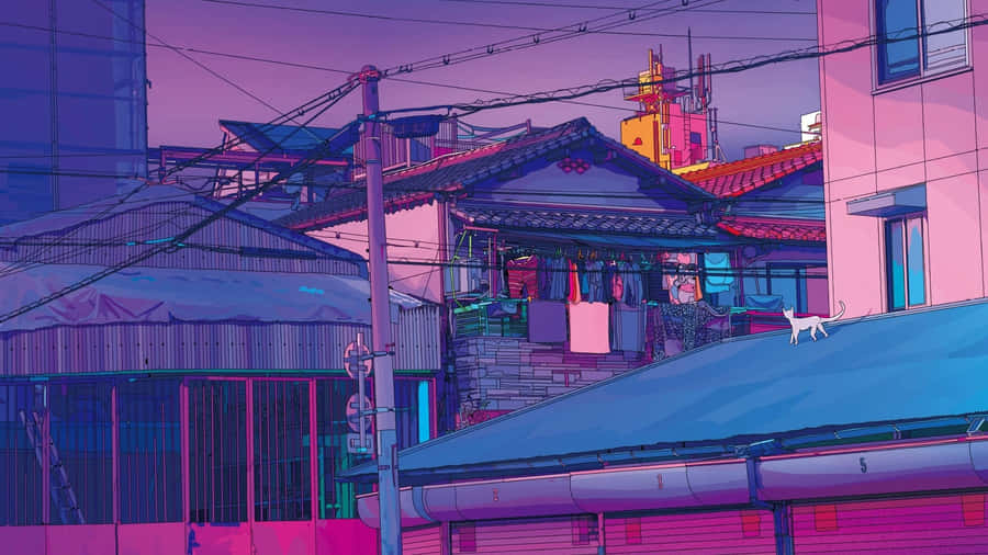 Mellow Japanese Anime Cartoon Wallpaper