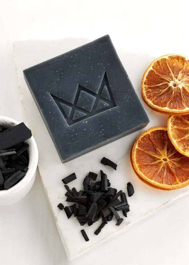 Melt Away Your Worries With Dreamy, Dark Black Soap Wallpaper
