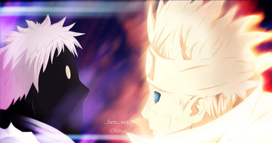 Menacing Black Zetsu In Action Wallpaper