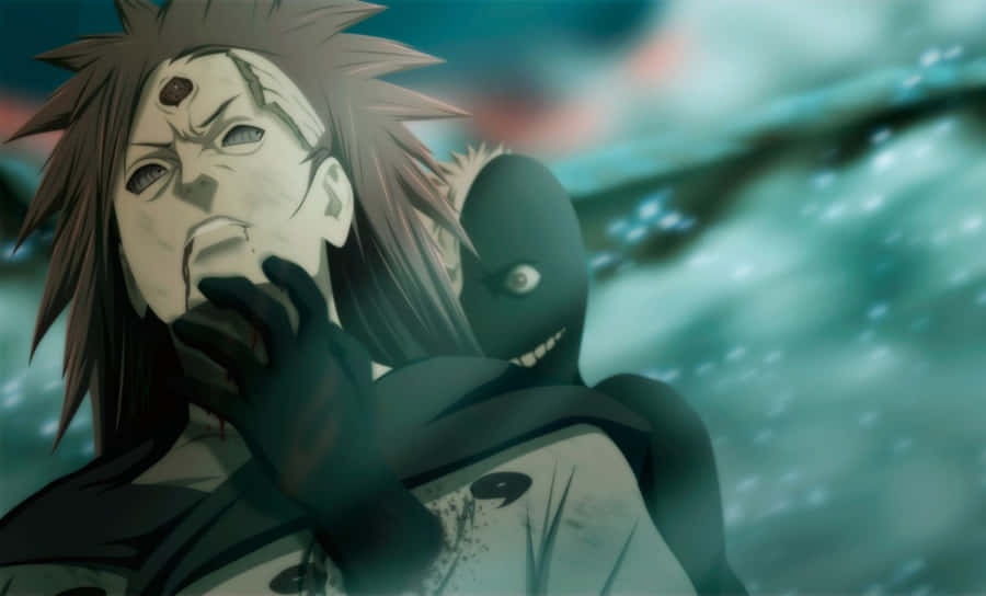 Menacing Black Zetsu Lurking In The Shadows Wallpaper