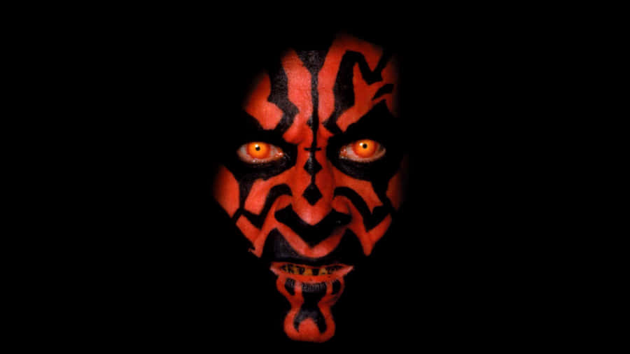Menacing Darth Maul Of Star Wars Wallpaper