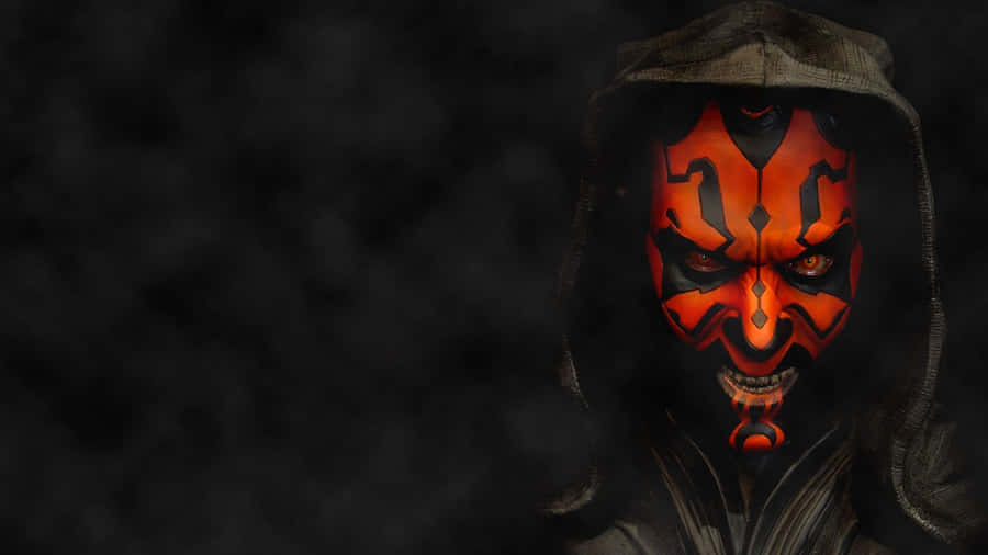Menacing Look Of Darth Maul Wallpaper