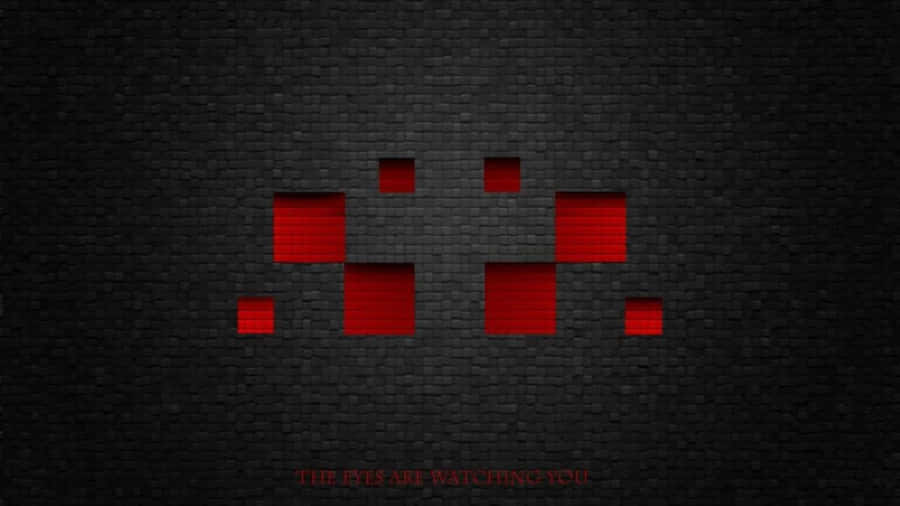 Menacing Minecraft Spider In Its Natural Habitat Wallpaper