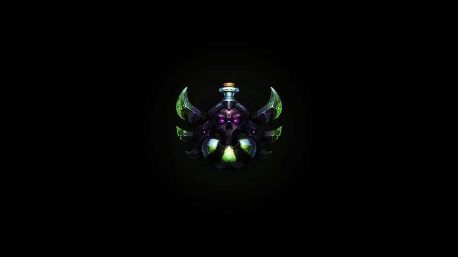 Menacing Rogue From World Of Warcraft With Dual Swords Wallpaper