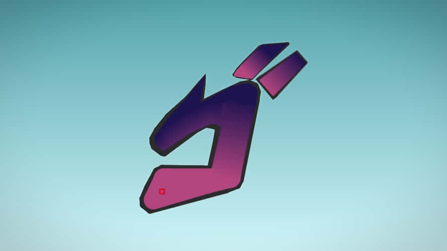 Menacing Sign Gradient Desktop Wallpaper