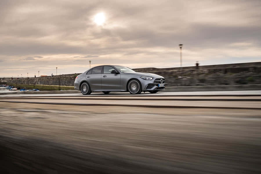 Mercedes Benz C Class In Motion Wallpaper