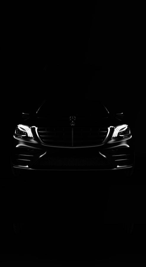 Mercedes Benz Car White Headlights Wallpaper