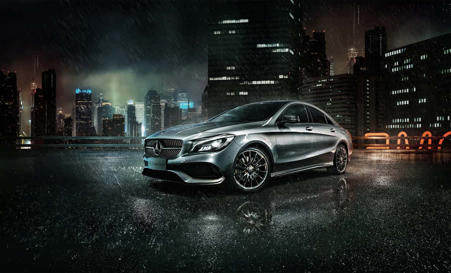 Mercedes Benz Cla-class: Luxury Meets Performance Wallpaper