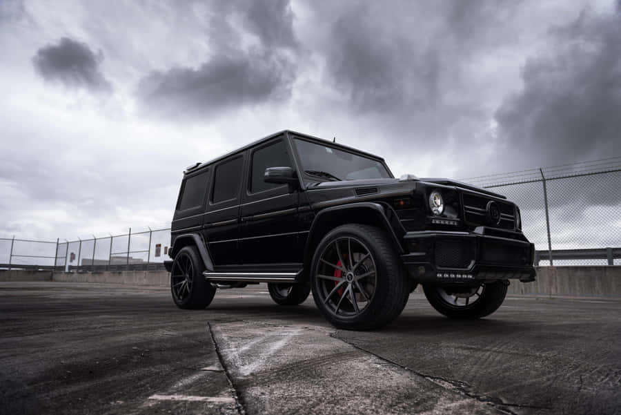 Mercedes G63 A M G Stormy Backdrop Wallpaper
