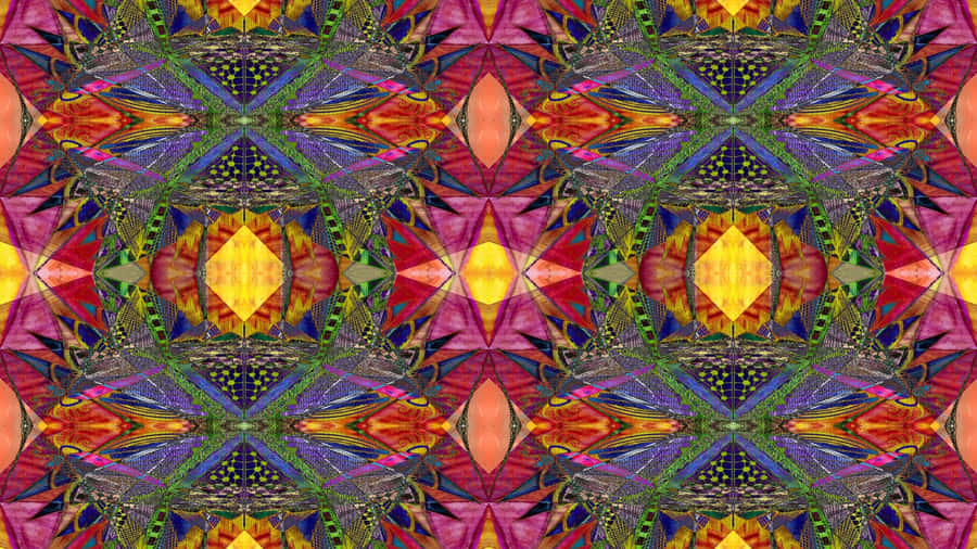 Mesmerizing 3d Art Of A Colorful, Fractal Universe Wallpaper