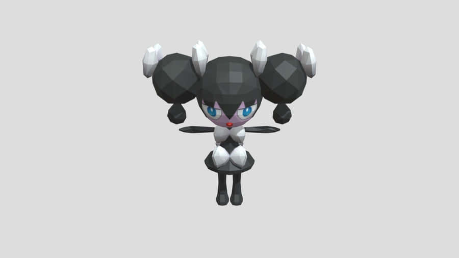 Mesmerizing 3d Space Blue Gothorita - The Psychic Pokémon Wallpaper