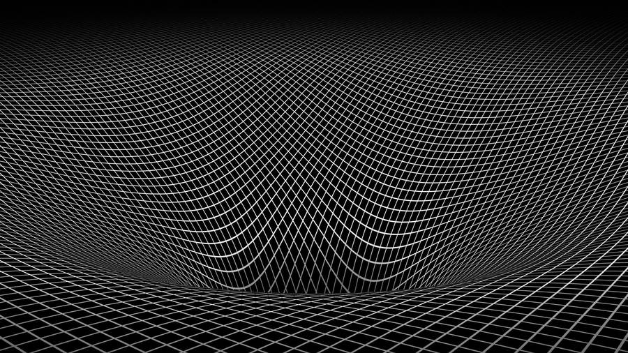 Mesmerizing Black 3d Optical Illusion Wallpaper