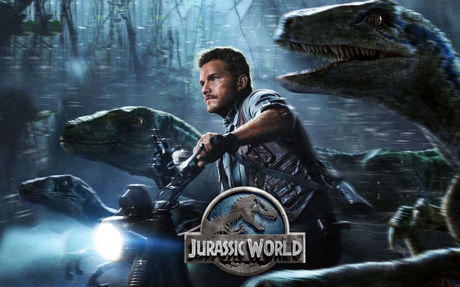 Mesmerizing Blue Jurassic World Digital Art Cover Wallpaper
