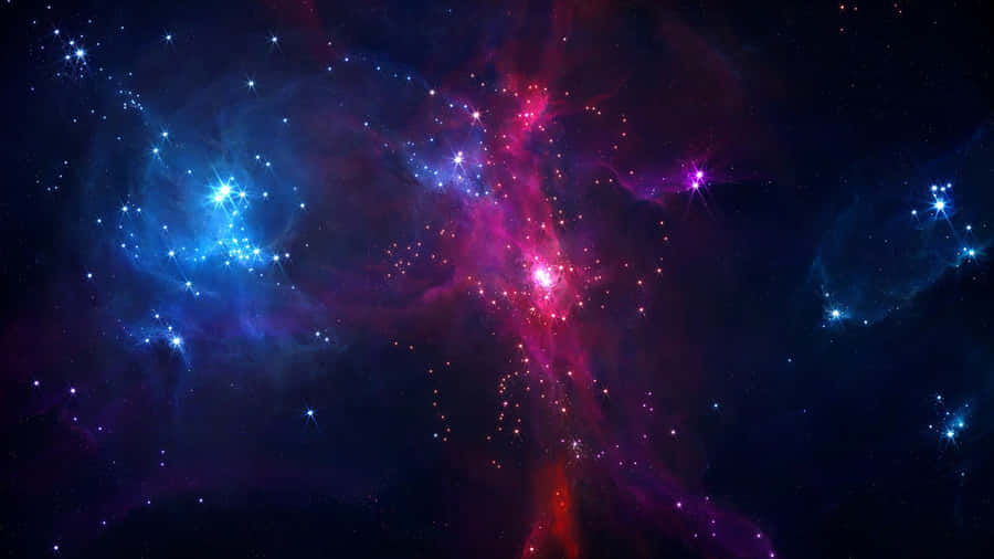 Mesmerizing Cosmic Rays In Space Wallpaper