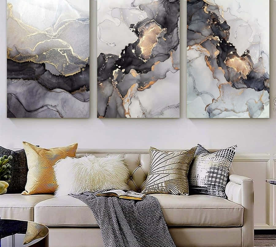 Mesmerizing Epoxy Resin Art Wallpaper