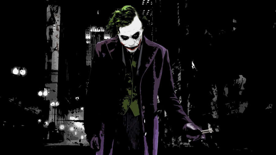 Mesmerizing Joker Painting Wallpaper
