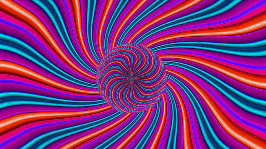 Mesmerizing Spiral Optical Illusion Wallpaper