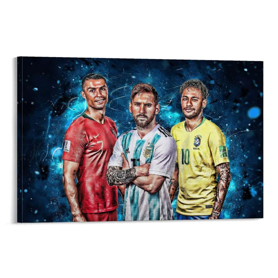 Messi And Neymar, The Dynamic Duo Wallpaper