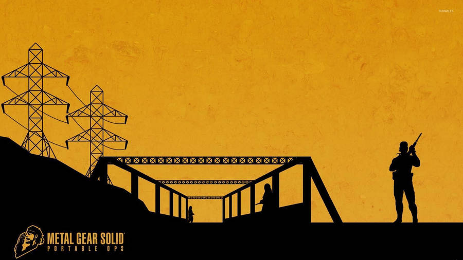 Metal Gear Solid Protagonist, Solid Snake In Action Wallpaper