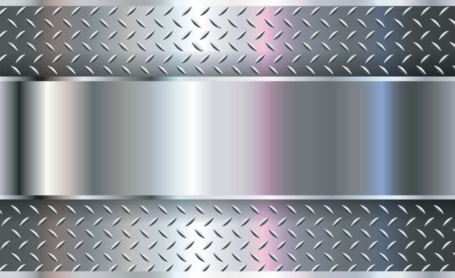 Metal Plate With A Silver Background Wallpaper