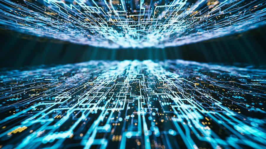 Metaverse Digital Network Wallpaper