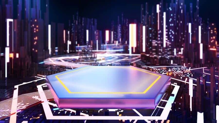 Metaverse Virtual Platform Wallpaper