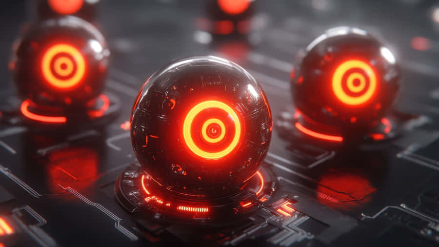 Metaverse Virtual Reality Spheres Wallpaper