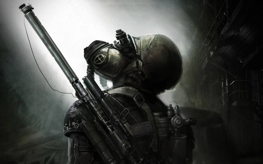 Metro 2033 Ranger Digital Art Wallpaper
