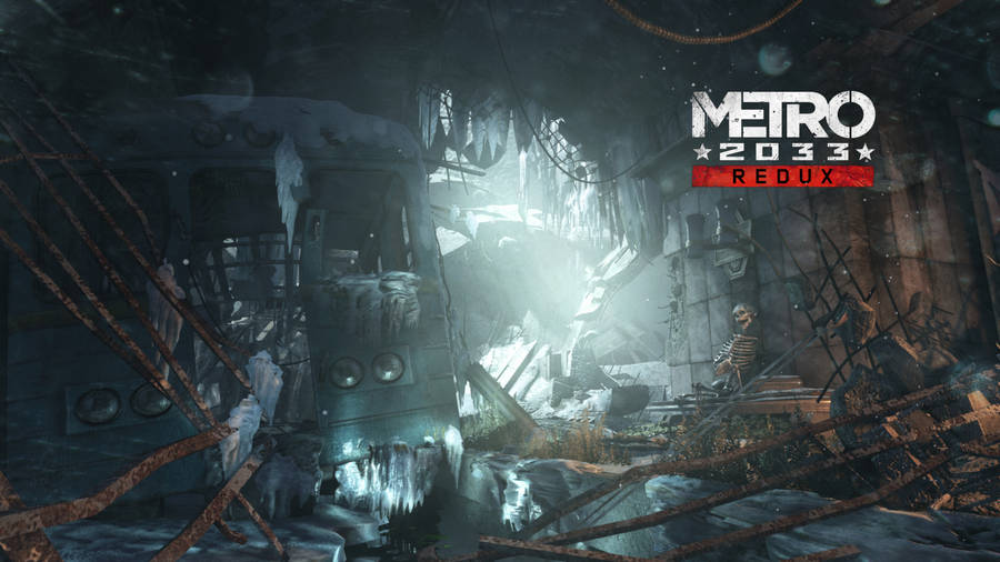 Metro 2033 Wintry Tunnel Wallpaper