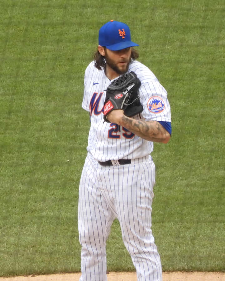 Mets Pitcher Preparation Wallpaper