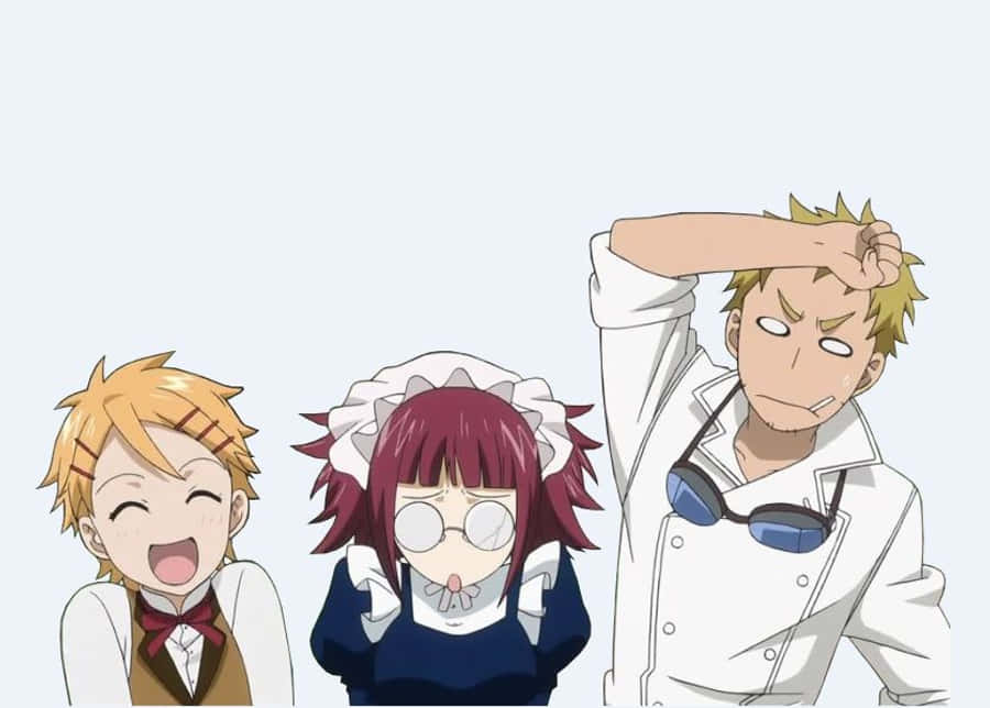 Mey-rin, A Confident And Skilled Maid From The Black Butler Series Wallpaper