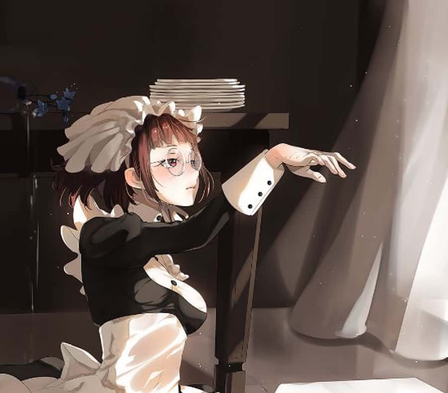 Mey-rin Looking Elegant In Victorian Attire Wallpaper