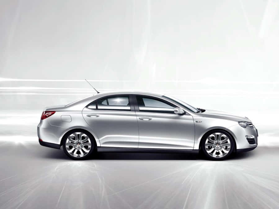 Mg 550 Dark Luxury Sedan On Highway Wallpaper