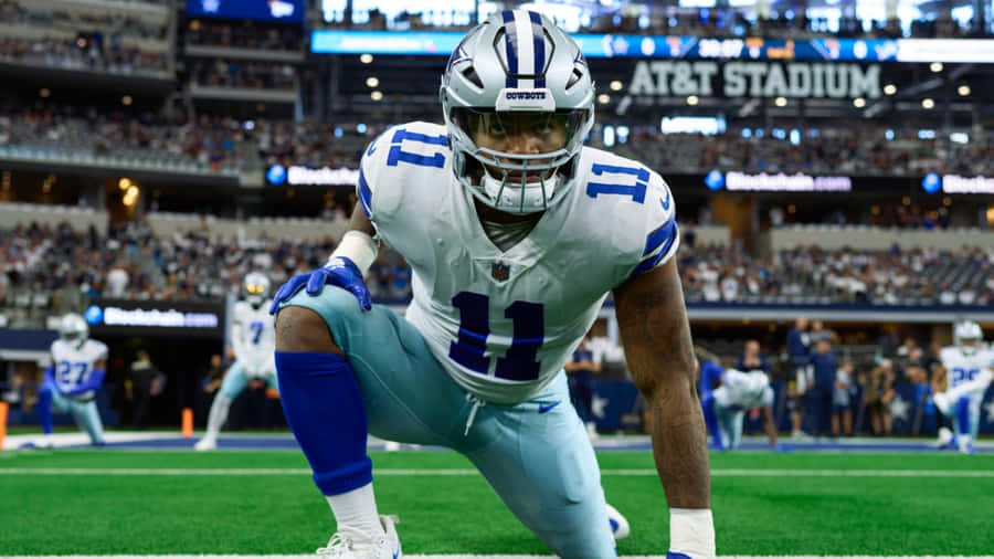 Micah Parsons In Action Wallpaper