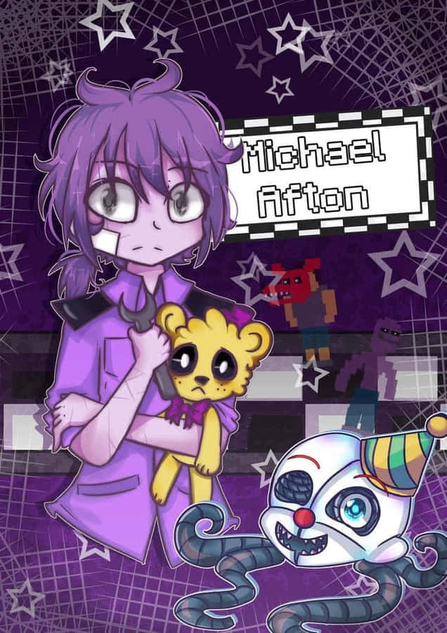Michael Afton F N A F Fan Art Wallpaper
