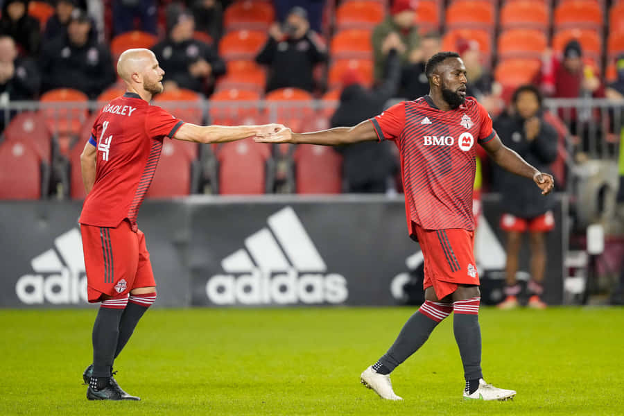 Michael Bradley And Jozy Altidore Against Cf Montreal Wallpaper