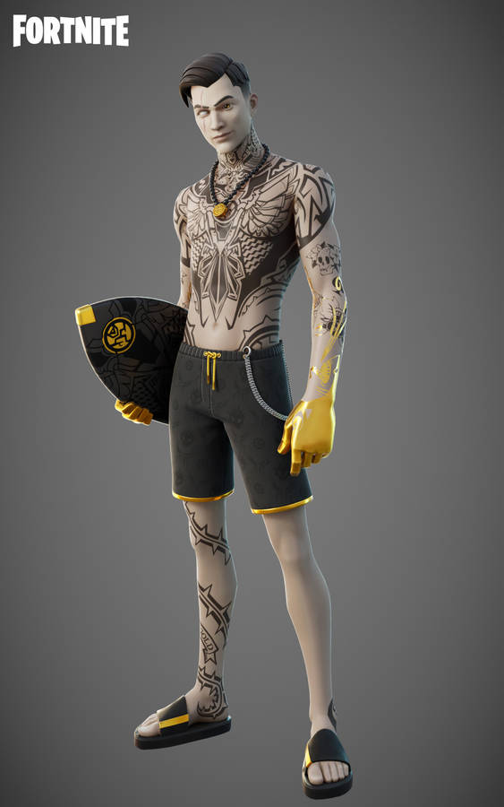 Midas Fortnite Surf Summer Skin Wallpaper