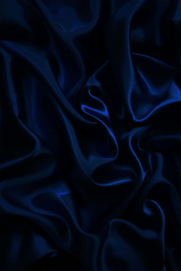 Midnight Blue Satin Texture Wallpaper