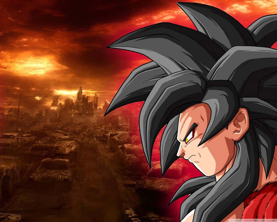 Mighty Goku Ssj4! Wallpaper