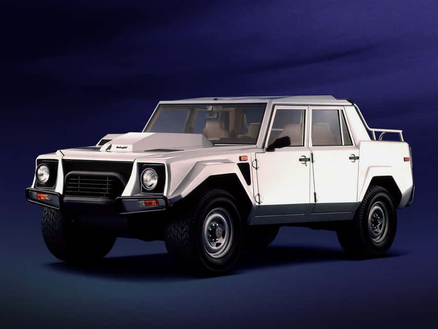 Mighty Lamborghini Lm002 Conquering The Off-road Terrain Wallpaper