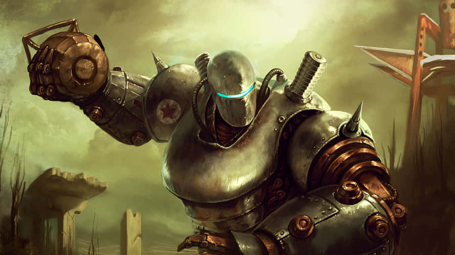 Mighty Liberty Prime - A Symbol Of Freedom And Protection Wallpaper