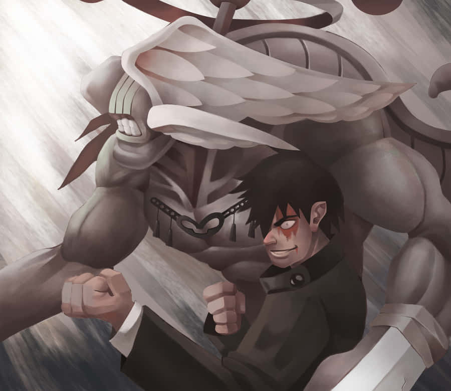 Mighty_ Mahoraga_and_ Warrior Wallpaper