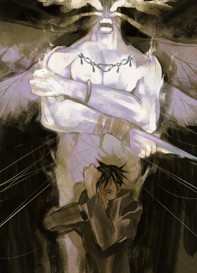 Mighty Mahoraga Overpowering Hero Wallpaper