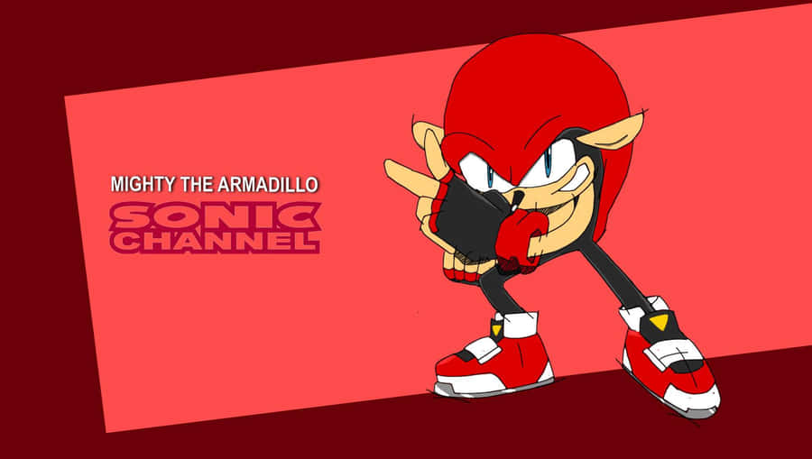 Mighty The Armadillo In Action Wallpaper
