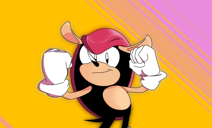 Mighty The Armadillo In Action Wallpaper