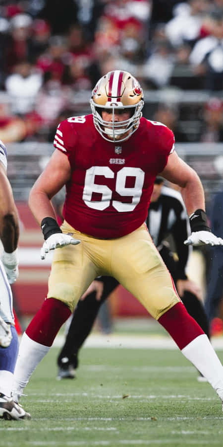 Mike Mcglinchey, A Standout Nfl Offensive Tackle Wallpaper